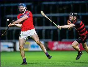  ?? ?? LEADERSHIP QUALITIES: Conor Cooney of St Thomas’ is a key forward
