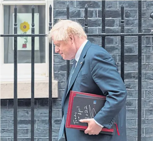  ?? ?? ‘TIME TO STEP DOWN’: A string of Conservati­ve MPs have called for Boris Johnson to resign in the wake of the report.