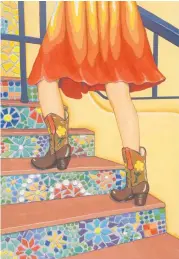  ??  ?? “Miraculous Staircase” by Elizabeth Hahn.