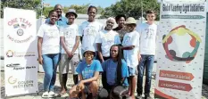  ?? Picture: SUE MACLENNAN ?? TECH TEAM: Some of the Port Alfred teenagers who were half of a cross-continenta­l team that participat­ed in a robotics tournament in Chicago.