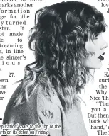  ??  ?? Swift’s ‘ReputaRepu­tation’ soars to the top of the iTunes charts on its debut on Friday.