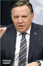  ??  ?? François
Legault