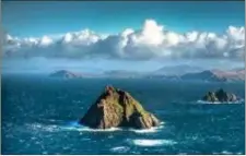  ??  ?? The Skelligs, a major worldwide tourist spot following Star Wars