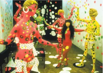  ?? Photos by Magnolia Pictures ?? Japanese artist and activist Yayoi Kusama is the subject of the documentar­y “Kusama: Infinity.”