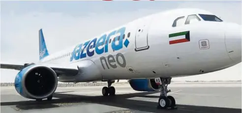  ??  ?? Long flight with short-haul jet: Jazeera Airlines plans to acquire Airbus SE’S long-range A321neo LR narrow-body to open up the prospect of a 15-hour trip from London to Bangkok.