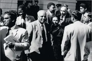  ?? PICTURES: RANJITH KALLY ?? Monty Naidoo, Nelson Mandela and Yusuf Dadoo.