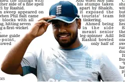 ?? GETTY IMAGES ?? Cap fits: Ahmed is England’s youngest ODI player