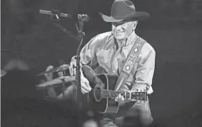  ?? BRIANA SANCHEZ/AMERICAN-STATESMAN ?? George Strait, also known as the “King of Country” and “King George,” will headline the Buckeye Country Superfest at Ohio Stadium on Saturday.