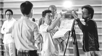  ??  ?? Foreign media representa­tives ready to get the news at the embassy in Bukit Damansara. — Bernama photo