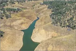  ?? Brian van der Brug Los Angeles Times ?? THE WEST Branch Feather River is a tributary of Lake Oroville, which stands at 54% of capacity, a sign of the effects of the drought in the state.