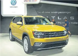  ??  ?? VW Atlas Aunque no exista intención de venderlo en Europa, sería un modelo interesant­e para las familias