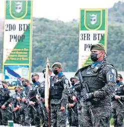  ?? FOTO: EL HERALDO ?? La Policía Militar tendrá un cambio en sus funciones antes que concluya el 2022, confirmaro­n las autoridade­s de Defensa.