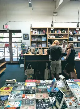  ??  ?? Located on the corner of Garcia Street and Acequia Madre, Garcia Street Books loyal customer following has allowed the store to survive chain-stores and online retailers.