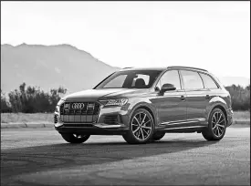  ?? AUDI AG VIA AP ?? The 2022 Audi Q7 is a midsize three-row luxury SUV that has long been the benchmark to which other luxury brands have aspire. While this generation Q7 has been around since 2017, it is still one of the top picks in its class.