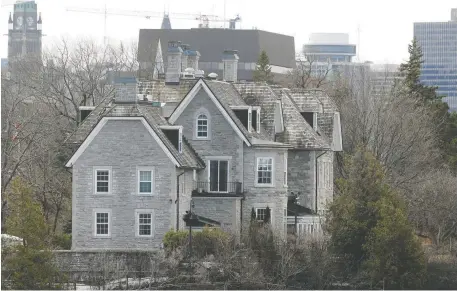  ?? TONY CALDWELL ?? 24 Sussex Drive has been vacant since former prime minister Stephen Harper and his family moved out in 2015.