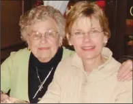  ??  ?? ENDOWMENT CREATED: Edith Bowers, left, and her daughter Ann, the latest honorees of an endowment by the Village Community Foundation.