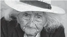  ?? Juan Karita / Associated Press ?? Julia Flores Colque was born Oct. 26, 1900, in a mining camp in the Bolivian mountains.