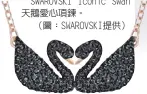  ??  ?? SWAROVSKI Iconic Swan天鵝愛心項鍊。（圖：SWAROVSKI提­供）