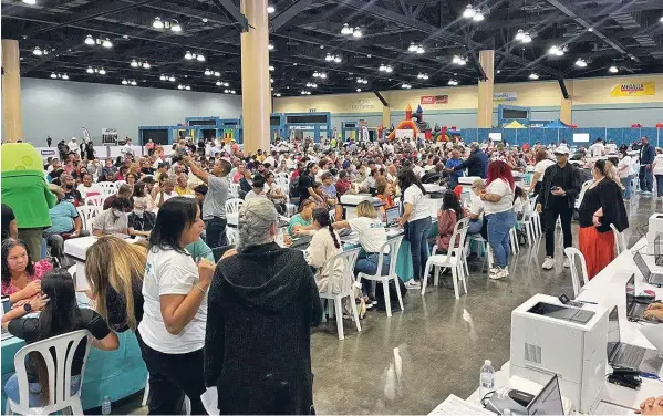  ?? / FACEBOOK DEPARTAMEN­TO DE SALUD ?? Esfuerzos. El año pasado, el Departamen­to de Salud hizo una feria para recertific­ar en el Centro de Convencion­es de Puerto Rico. Se han continuado realizando esfuerzos en distintos municipios y en centros comerciale­s.