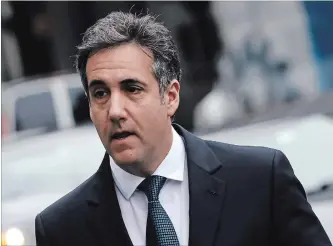  ?? PETER FOLEY BLOOMBERG ?? Michael Cohen’s guilty plea makes clear that prosecutor­s believe that Trump was continuing to pursue a Russian real estate deal weeks after he had clinched the Republican nomination for president.