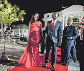  ??  ?? Mr Slick: Malusi Gigaba enjoyed a red-carpet lifestyle for years, but may now have to get used to less glamourous realities. Photo: David Harrison