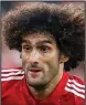  ??  ?? Fellaini faces two weeks out for ManU