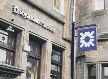  ??  ?? Royal Bank of Scotland reported a profit of £792m for the first three months of the year