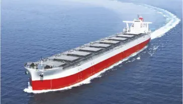  ??  ?? Ανακάμπτει
η ζήτηση για πλοία μεταφοράς ξηρού φορτίου.