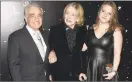  ??  ?? Scorsese, left, with his wife, Helen Morris, and daughter Francesca Scorsese