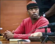  ?? BEBETO MATTHEWS — THE ASSOCIATED PRESS FILE ?? In this photo file photo, Calvin Buari listens during a hearing at Bronx Criminal Court to vacate his double murder conviction, in New York. Prosecutor­s dropped charges Wednesday against Buari who spent 22years in prison for a double killing before new...