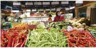  ?? Photo: Xinhua ?? The consumer price index rose by 0.3 per cent year on year in April, compared with an increase of 0.1 per cent for March.