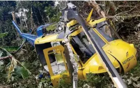  ?? FOTO: CORTESÍA ?? La empresa Aerodiva ha sufrido dos accidentes.