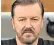  ?? ?? Comedian Ricky Gervais has said that he uses comedy to deal with taboo subjects