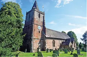  ?? ?? Rudhall’s last two bells hang in St Mary’s, Dymock