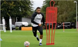  ?? Photograph: Darren Walsh/Chelsea FC/Getty Images ?? Reece James is back in training and could be available for selection against Arsenal on Saturday.