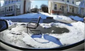  ?? DIGITAL FIRST MEDIA FILE PHOTO ?? Chairs and other furniture staking out parking spaces after every storm.