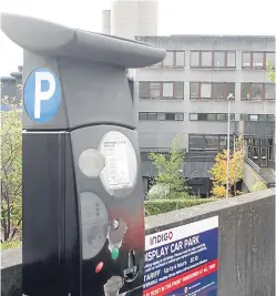  ??  ?? The car parks at Ninewells Hospital in Dundee are operated by Indigo Parking.