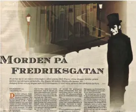  ??  ?? SÅ BÖRJADE DET. I december 2001 skrev HBL om Lars Lövkvists boksamling som då var betydligt mindre. Karstein Volle illustrera­de.