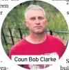  ??  ?? Coun Bob Clarke