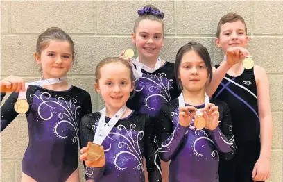  ??  ?? Medal haul
The Lunar gymnasts impressed at the regional qualifiers