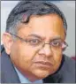  ??  ?? Natarajan Chandrasek­aran, chairman, Tata Sons.