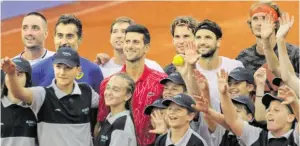  ?? BILD: SN/GEPA ?? Ein Desaster war das Tennisturn­ier von Novak Djokovic in Belgrad.