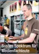  ??  ?? Breites Spektrum für Medienfach­leute