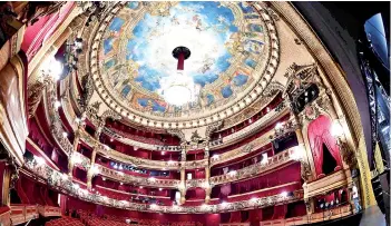  ?? — AFP file photo ?? A general view of the newly renovated Theatre Royal de la Monnaie in Brussels.