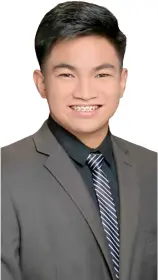  ?? ?? SAMUEL C. MADRIAGA from San Pablo City, Laguna, nominated by RC San Pablo City Central. Samuel champions youth health and public health advocacy in his community.