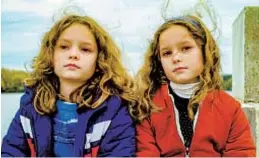  ?? NEON PHOTOS ?? Identical twins Joséphine Sanz (left) and Gabrielle Sanz star in writer-director Céline Sciamma’s “Petite Maman.”
Where:
Running time: