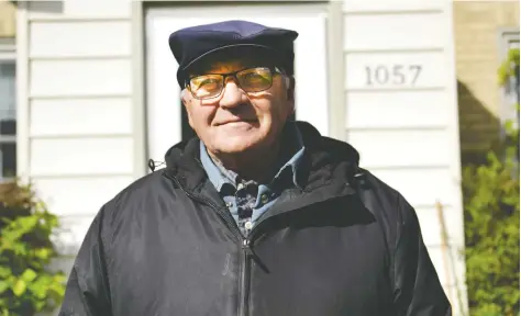  ?? [VERONICA REINER / THE OBSERVER] ?? Ronald Martin is getting support from the township for a Mennonite-themed museum on his Bridge Street property near St. Jacobs.