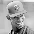  ?? KIM KLEMENT, USA TODAY SPORTS ?? Byron Buxton made his debut with the Twins last season and hit .209 with two home runs in 46 games.