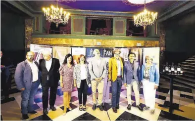  ?? JAIME GALINDO ?? El Festival Aragón Negro se presentó ayer en el Teatro Principal de Zaragoza.