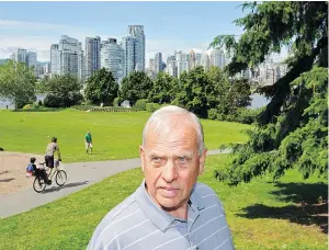  ?? ARLEN REDEKOP/PNG FILES ?? Former park board commission­er Malcolm Ashford was among those opposed to the idea of redevelopi­ng Langara Golf Course in 2012, an idea that has resurfaced in council chambers.